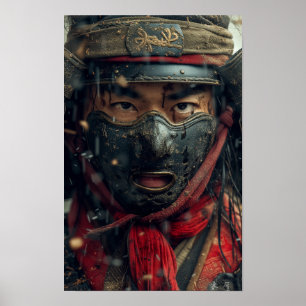 Black Samurai Horror Movie Poster - Gotik