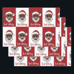 Black Santa Christmas Geschenkwrap  Geschenkpapier Set<br><div class="desc">Fügen Sie Ihrem Urlaub ein kleines Soul hinzu,  mit unserem Schwarzen Weihnachtsgeschenk-Packung.</div>