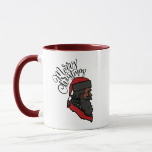 Black Santa Claus Kaffee-Mugs Tasse