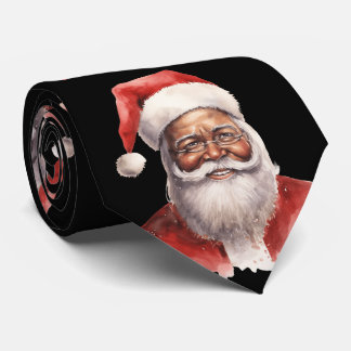 Black Santa Claus Krawatte