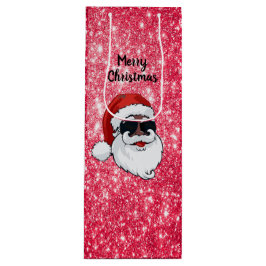 Black Santa Holiday Geschenk Bah Geschenktüte Für Weinflaschen