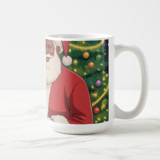Black Santa & Mrs. Claus Christmas Mug Kaffeetasse