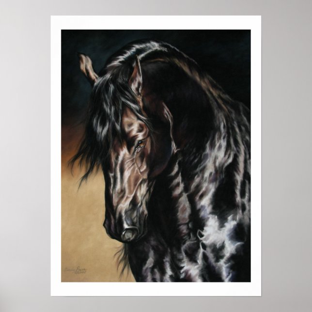 Black Satin - Druck Poster (Vorne)