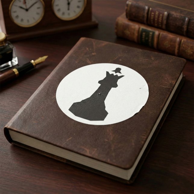 Black Schach Piece Stickers (Von Creator hochgeladen)