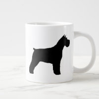 Black Schnauzer Dog Silhouetten