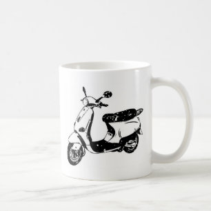 Black Scooter Kaffeetasse