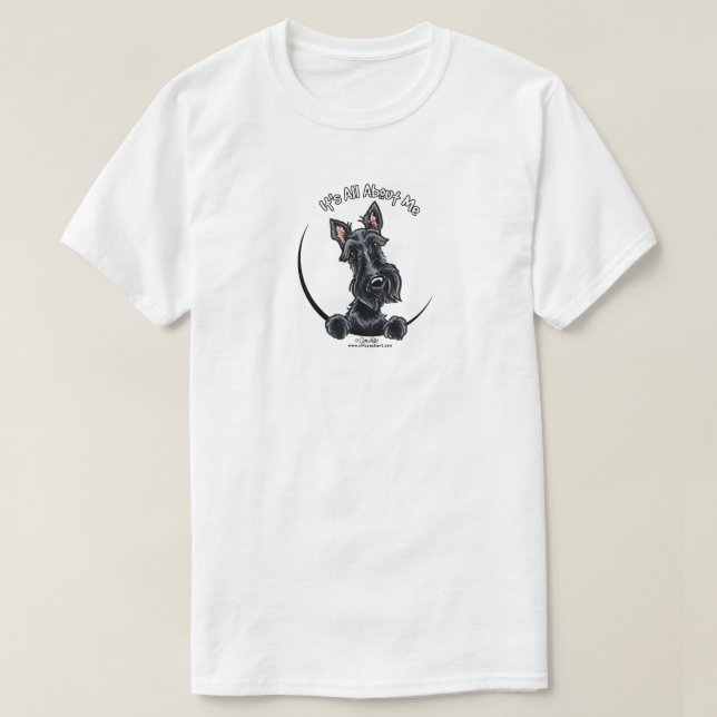 Black Scottie T-Shirt (Design vorne)