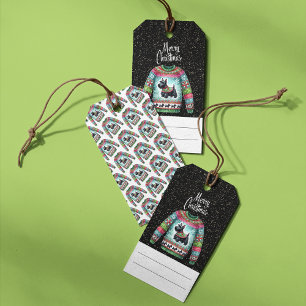 Black Scotty Hund Ugly Weihnachtssüßer Geschenkanhänger