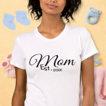 Black Script Mom Established New Mom Gift