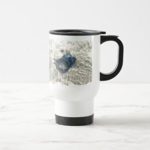 Black Seashell Reisebecher