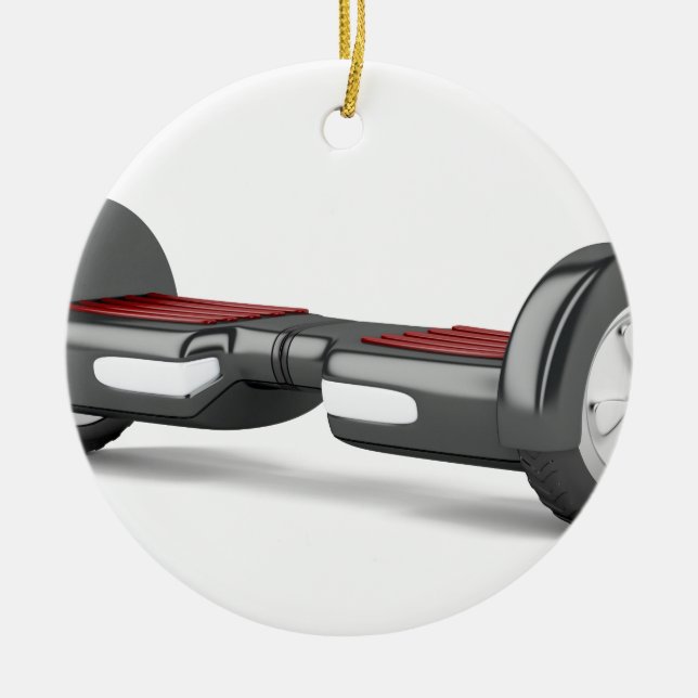 Black Self Balancing Roller Keramik Ornament (Vorne)