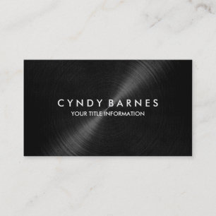Black Sheen Business Card Visitenkarte