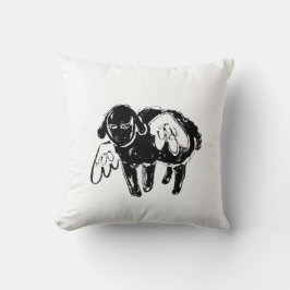 Black Sheep Dreamy Pillow Kissen