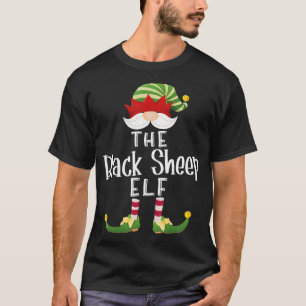 Black Sheep Elf Group Weihnachts Funny Pajama Part T-Shirt