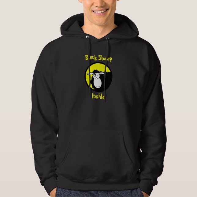 Black Sheep Inside Hoodie (Vorderseite)