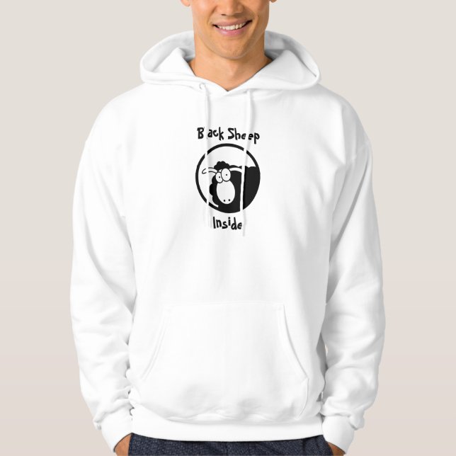 Black Sheep Inside Hoodie (Vorderseite)