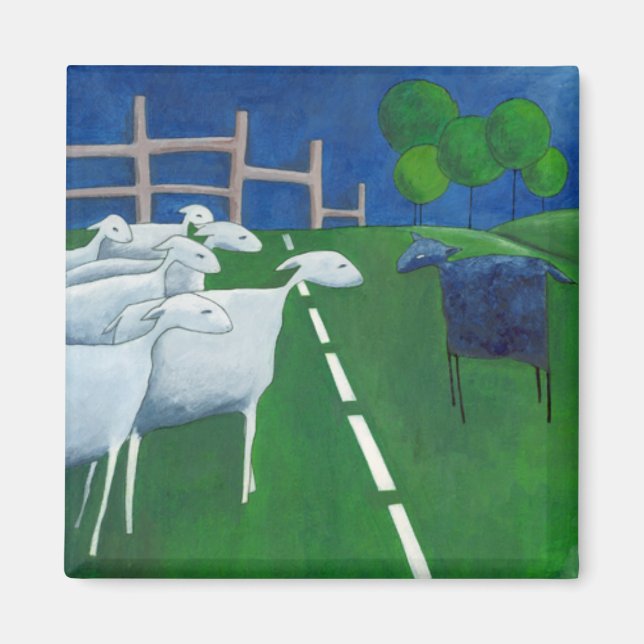 Black Sheep Magnet (Vorne)