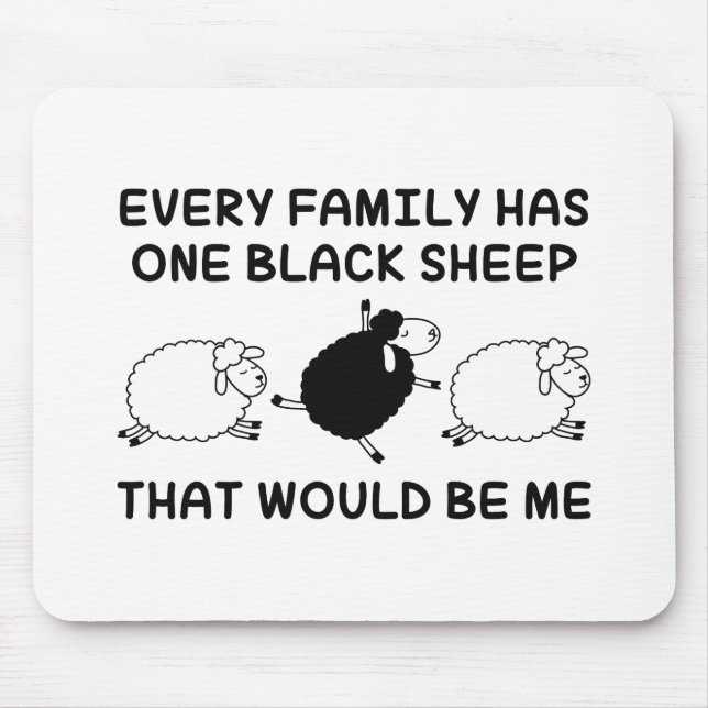 Black Sheep Mousepad (Vorne)