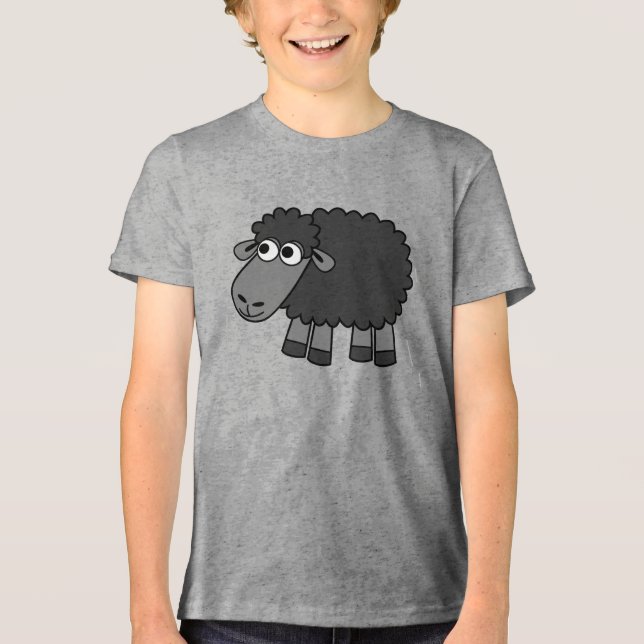 Black Sheep Shirt! Tri-Blend Shirt (Vorderseite)