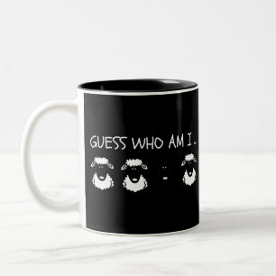 Black Sheep Zwei-Tone-Kaffee-Tasse Zweifarbige Tasse