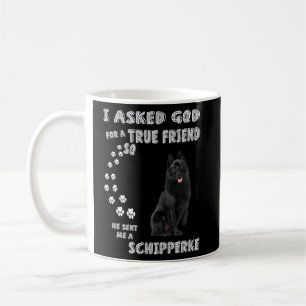 Black Sheepdog Dog Mama Vater Kostüm Niedlich Schi Kaffeetasse