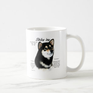 Black Shiba Inu History Tasse