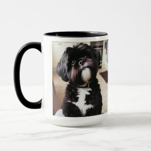 Black Shih Tzu Ich kann Weihnachten Tasse erklären