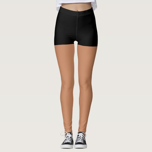 Black Shorts Leggings (Vorderseite)