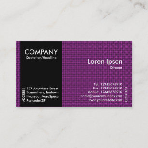 Black SideBand - Magenta Lila Textur Visitenkarte