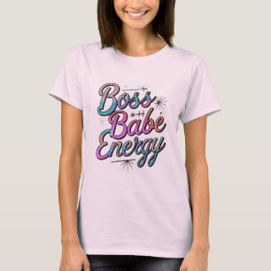 Black & Silver Boss Babe Shirt