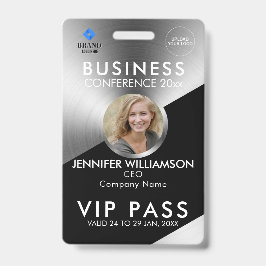Black Silver Business Conference Foto Ausweis