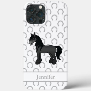 Black Sinti und Roma Vanner Clydesdale Shire Carto Case-Mate iPhone Hülle