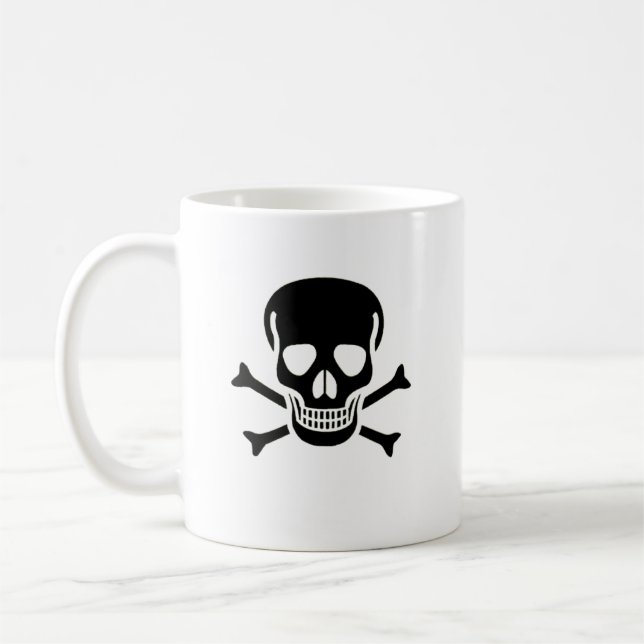 Black Skull Tasse Kaffee Tasse (Links)