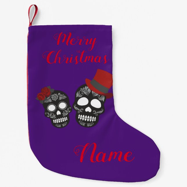 Black skulls Duo Thunder_Cove Kleiner Weihnachtsstrumpf (Vorderseite)