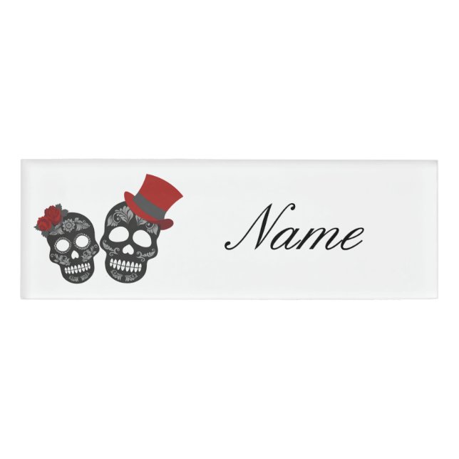 Black skulls Duo Thunder_Cove Namenschild (Vorderseite)