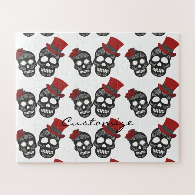 Black skulls Duo Thunder_Cove Puzzle (Horizontal)