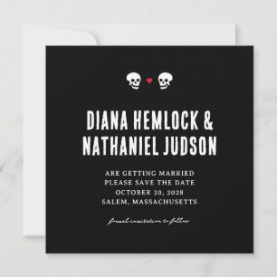 Black Skulls Save the Date