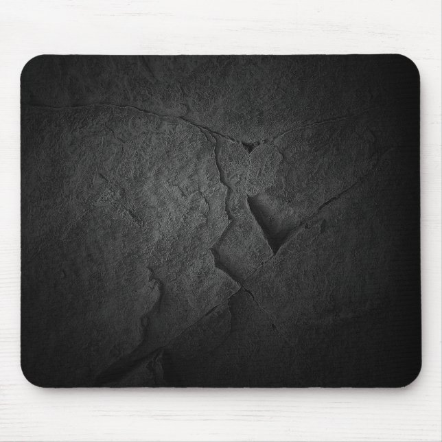 Black Slate Rock Mousepad (Vorne)