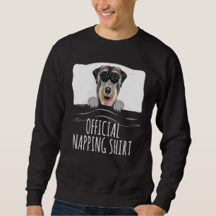 Black Sleep Mask Irish Wolfhound Offiziell Napping Sweatshirt