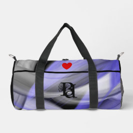 Black Small Gym Bag Trend Abstrakt Lavendel Violet Duffle Bag