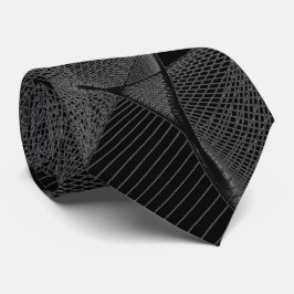 Black Smoke & Silver Lace "Spider Web" Krawatte