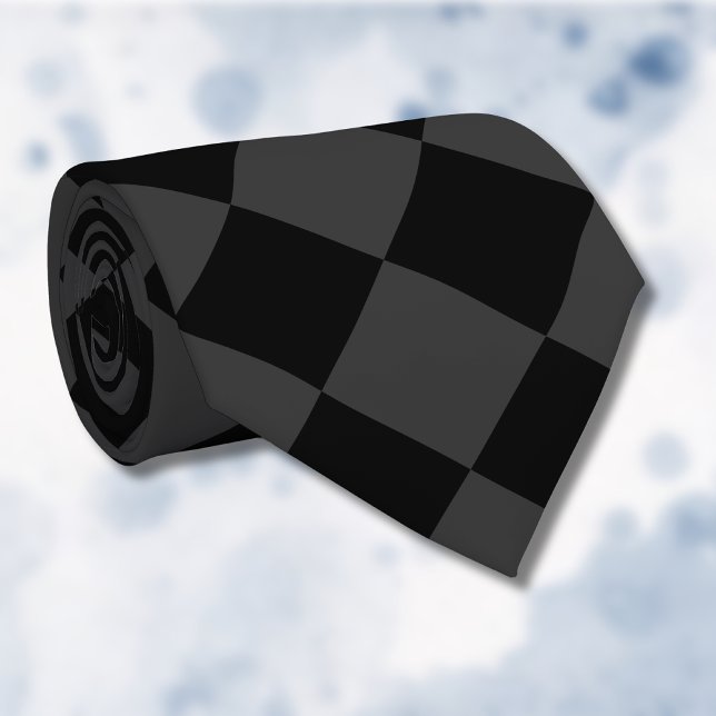 Black & Smoky Black Diamonds - elegant & zeitlos Krawatte (Von Creator hochgeladen)