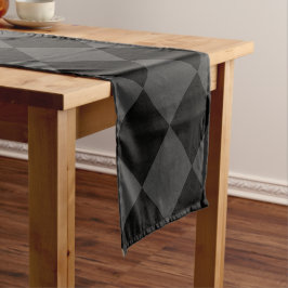 Black & Smoky Black Diamonds - elegant & zeitlos Kurzer Tischläufer
