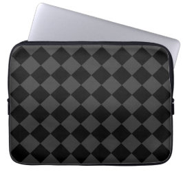 Black & Smoky Black Diamonds - elegant & zeitlos Laptopschutzhülle