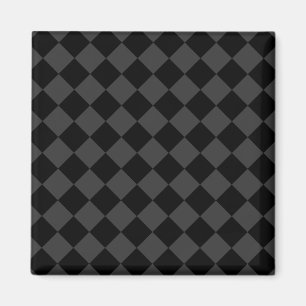 Black & Smoky Black Diamonds - elegant & zeitlos Magnet
