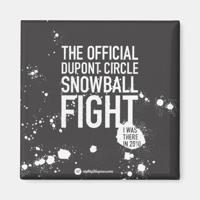 Black Snow Magnet (Vorne)