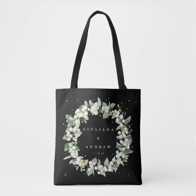 Black Snowberry+Eucalyptus Winter Wedding (Vorderseite)