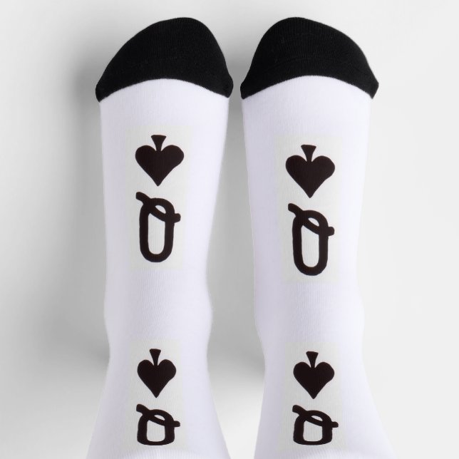 Black Spade Queen Thunder_Cove Socken (Oben)
