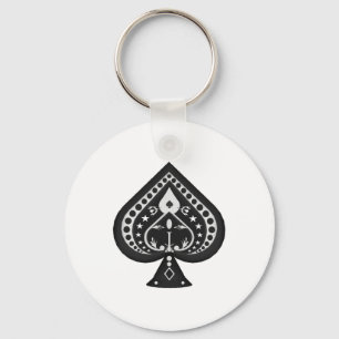 Black Spades: Spielkartenfarbe: Schlüsselanhänger