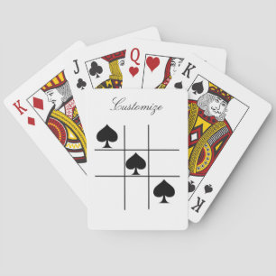 Black Spades Tic Tac Toe Thunder_Cove Spielkarten